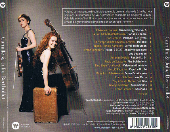 Camille & Julie Berthollet / Guillaume Vincent / Thomas Dutronc / Orchestre Philharmonique De Monte-Carlo / Julien Masmondet – Camille & Julie Berthollet