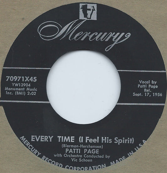 Patti Page – Mama From The Train / Every Time (I Feel His Spirit)