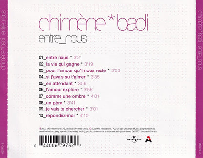 Chimène Badi – Entre Nous