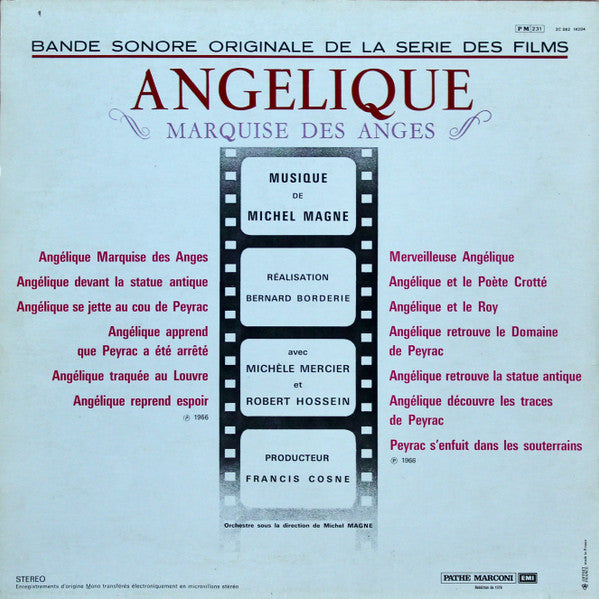 Michel Magne – Bande Sonore Originale De La Série Des Films Angélique Marquise Des Anges