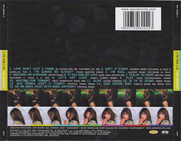 Jennifer Lopez – J To Tha L-O! (The Remixes)