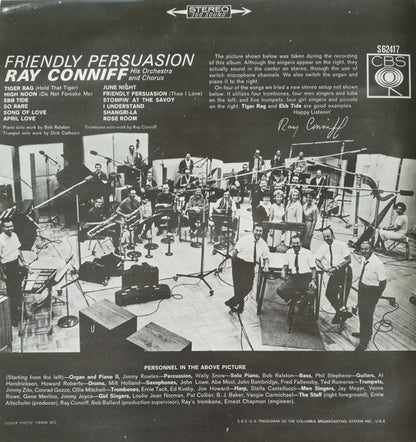 Ray Conniff And His Orchestra & Chorus – Friendly Persuasion