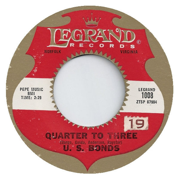 Gary U.S. Bonds – Quarter To Three