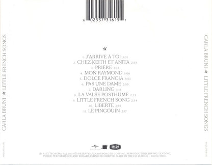 Carla Bruni – Little French Songs