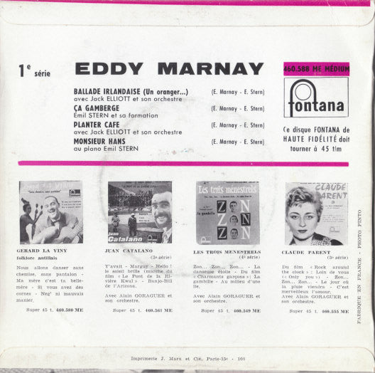 Eddy Marnay – Chante Ses Chansons