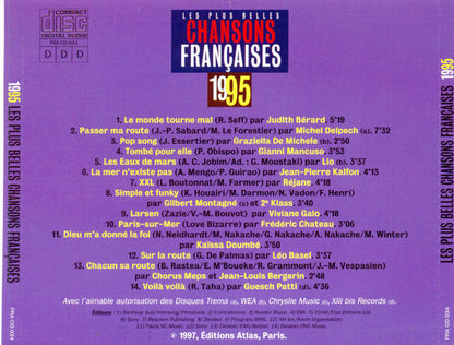 Various – Les Plus Belles Chansons Françaises - 1995