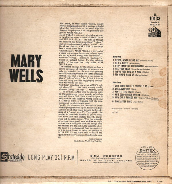 Mary Wells – Mary Wells