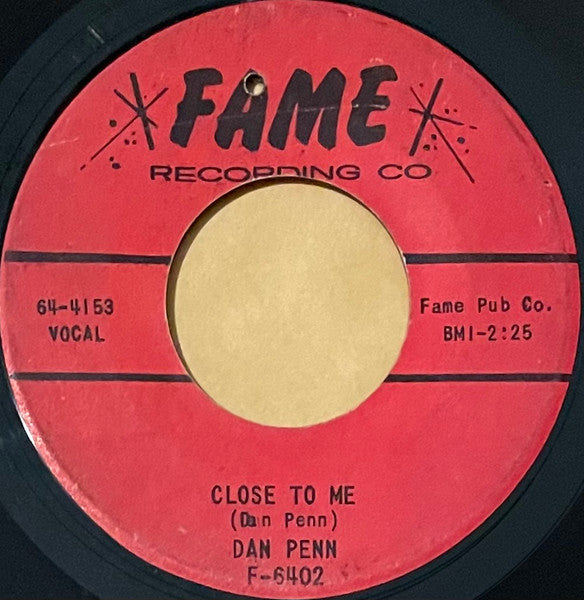 Dan Penn – Close To Me / Let Them Talk