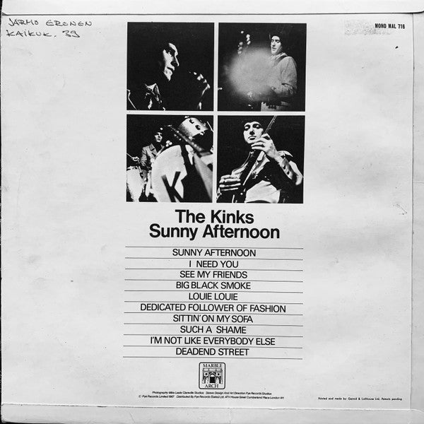 The Kinks – Sunny Afternoon
