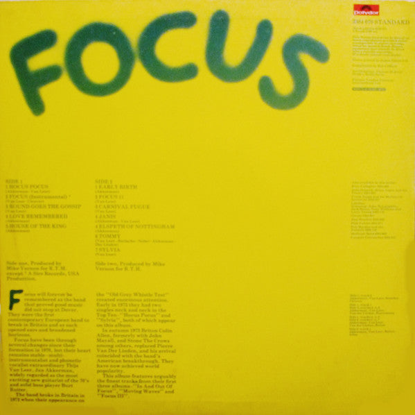 Focus (2) – Focus