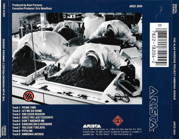 The Alan Parsons Project – Ammonia Avenue