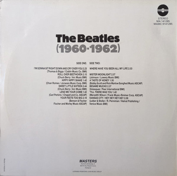 The Beatles – (1960-1962)