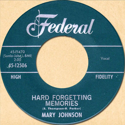 Mary Johnson (4) – Hard Forgetting Memories