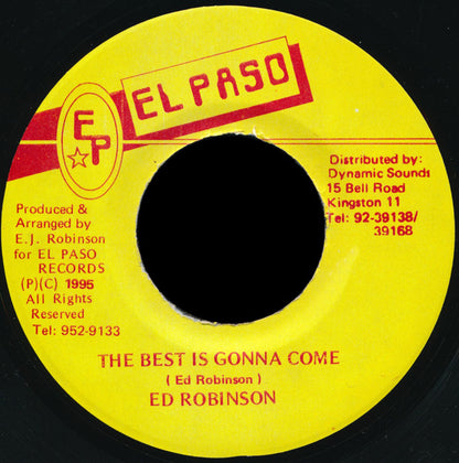 Ed Robinson – The Best Is Gonna Come