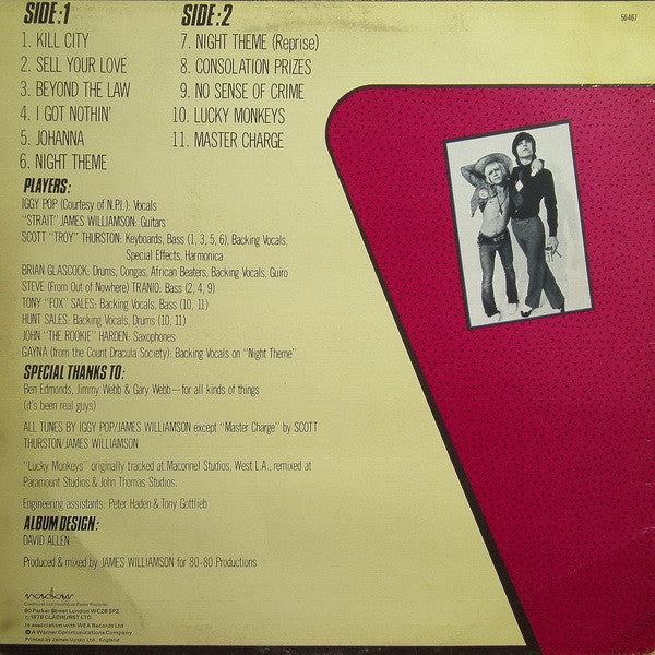 Iggy Pop & James Williamson – Kill City