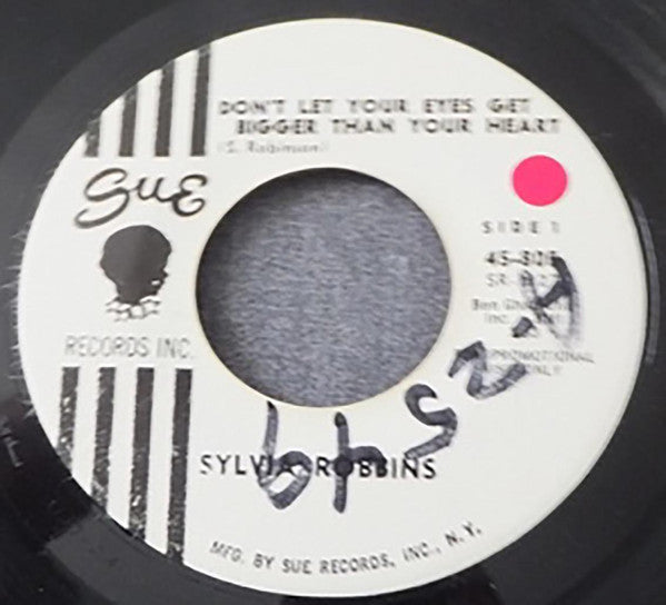 Sylvia Robbins – Don't Let Your Eyes Get Bigger Than Your Heart / From The Beginning Promo