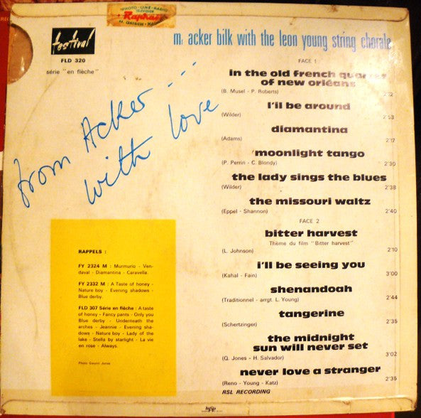 Acker Bilk – From Acker With Love