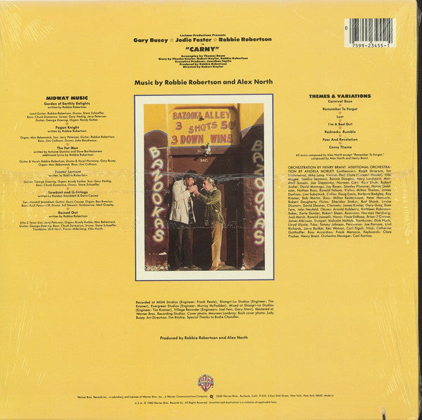 Robbie Robertson And Alex North – Carny (Sound Track From The Motion Picture)