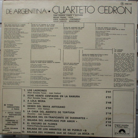 Cuarteto Cedron – De Argentina