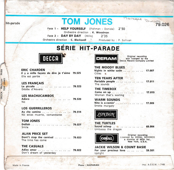 Tom Jones – Help Yourself