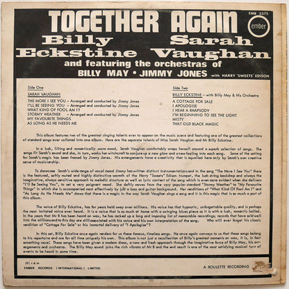 Sarah Vaughan And Billy Eckstine – Together Again