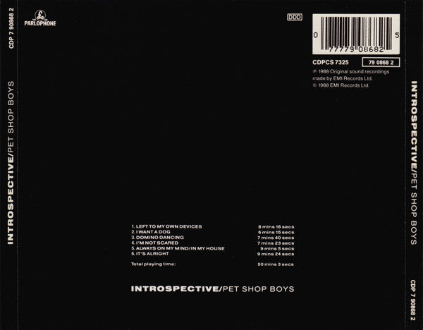 Pet Shop Boys – Introspective