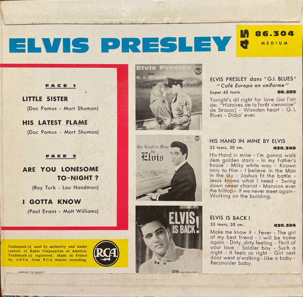 Elvis Presley – Little Sister