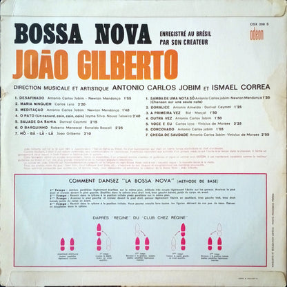 João Gilberto – Bossa Nova (Enregistré Au Brésil Par Son Créateur)