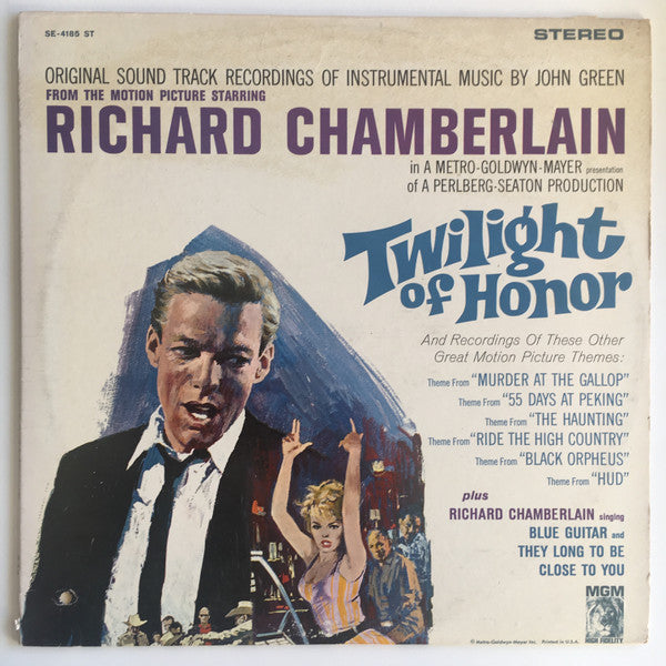 Johnny Green / Richard Chamberlain / Various – Twilight Of Honor