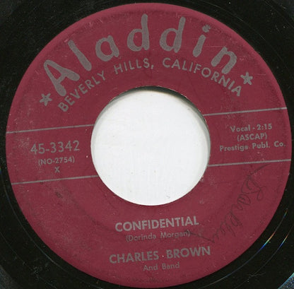 Charles Brown – Trouble Blues / Confidential