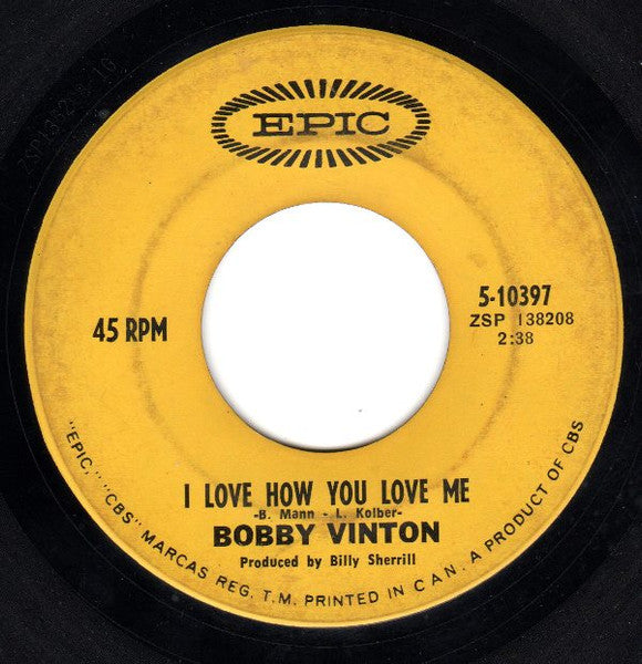 Bobby Vinton – I Love How You Love Me / Little Barefoot Boy