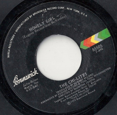 The Chi-Lites – Homely Girl