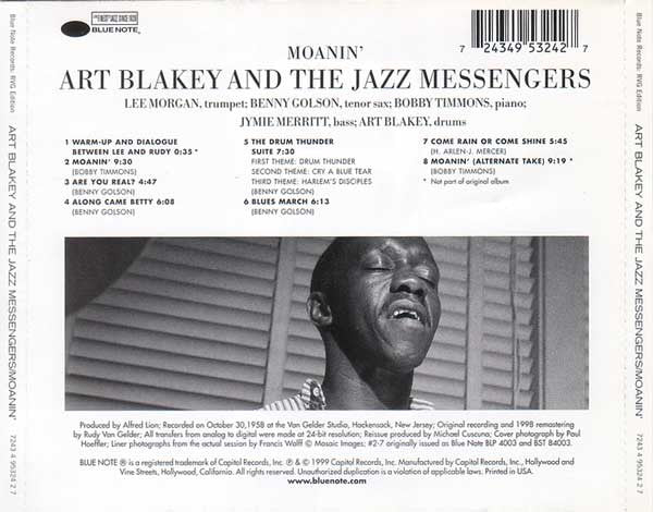 Art Blakey & The Jazz Messengers – Moanin'