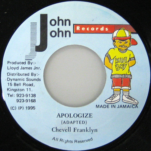 Chevelle Franklyn – Apologize