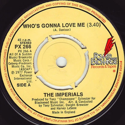 The Imperials – Who's Gonna Love Me