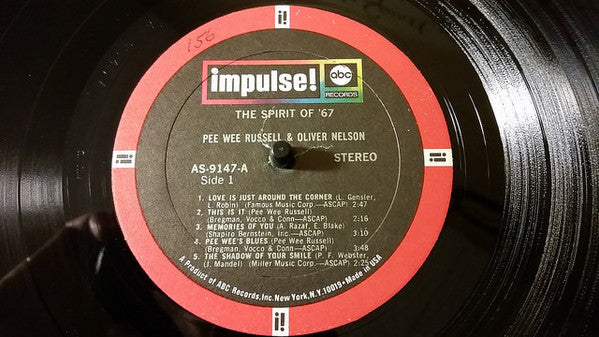 Pee Wee Russell And Oliver Nelson And His Orchestra – The Spirit Of '67