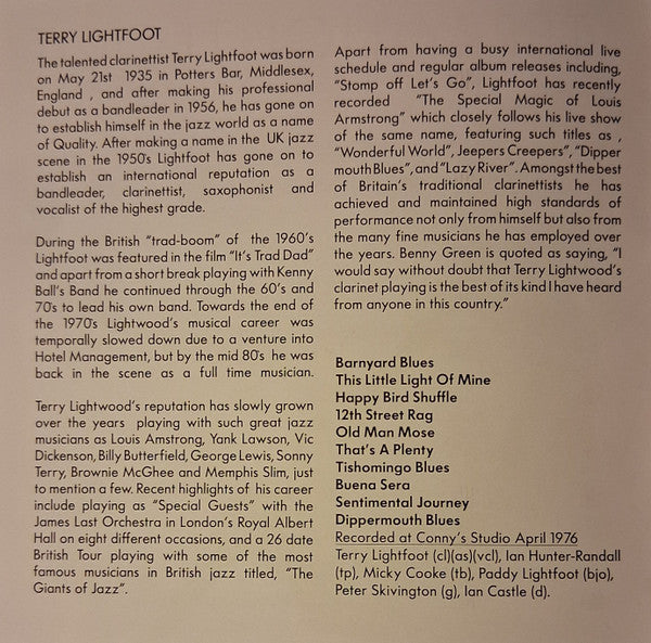 Terry Lightfoot And His Band – Stomp Off, Let's Go