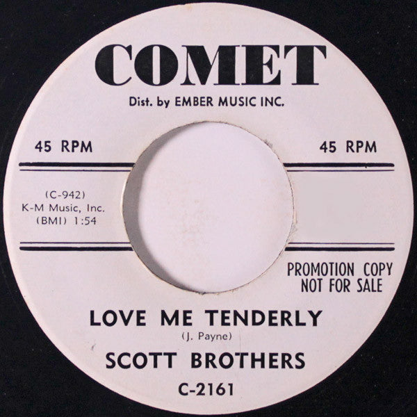 The Scott Brothers – Love Me Tenderly