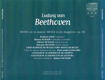 Ludwig van Beethoven – Messe En Ut Majeur, Op. 86