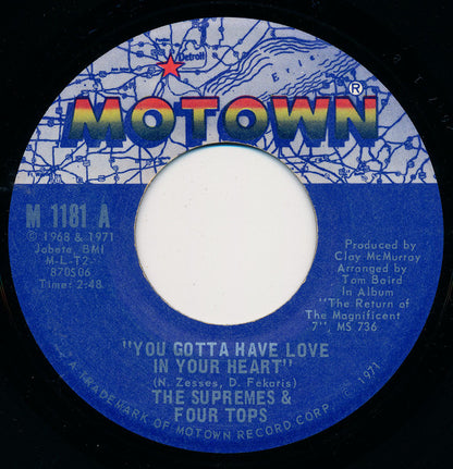 The Supremes & Four Tops – You Gotta Have Love In Your Heart / I'm Glad About It