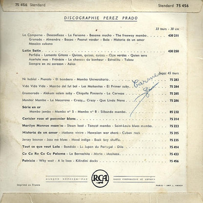 Perez Prado – Patricia - Mambo Jazz Por Favor
