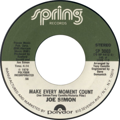 Joe Simon – I Wanna Taste Your Love / Make Every Moment Count