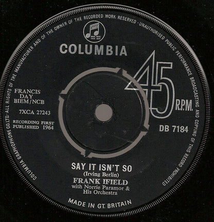 Frank Ifield – Don't Blame Me