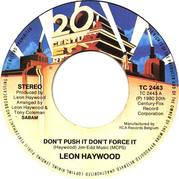 Leon Haywood – Don't Push It Don't Force It