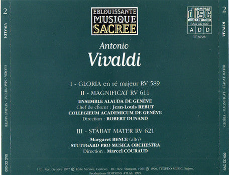 Antonio Vivaldi – Gloria • Magnificat • Stabat Mater