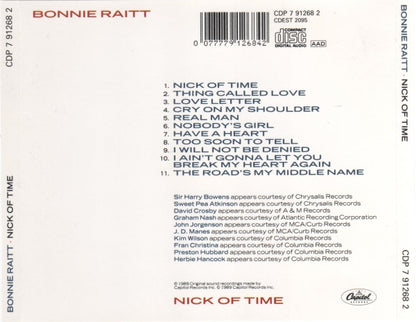 Bonnie Raitt – Nick Of Time