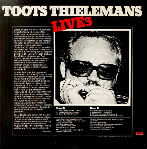 Toots Thielemans – Live 3