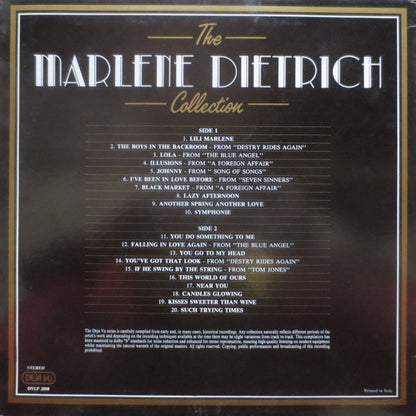 Marlene Dietrich – The Marlene Dietrich Collection - 20 Golden Greats