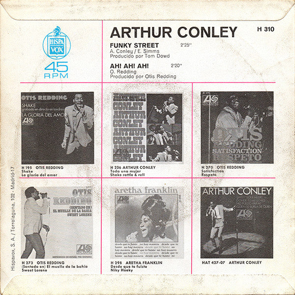 Arthur Conley – Funky Street / Ha! Ha! Ha!