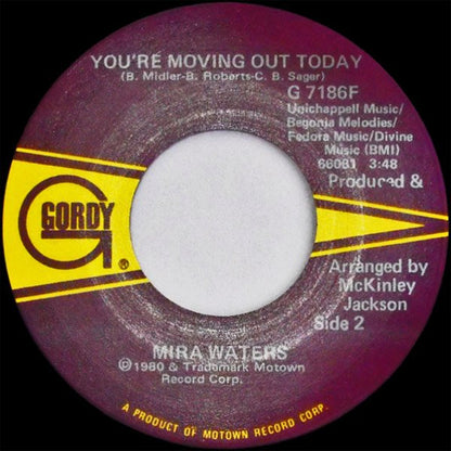 Mira Waters – Rock And Roll Me / You're Moving Out Today